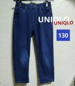 UNIQLO デニムスキニーパンツ ストレッチ 七分レギンスパンツ