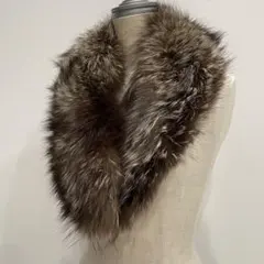 フォックス　ファーショール FOX 毛皮　高級　成人式　シルバー　B4