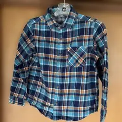ユニクロチェック柄長袖シャツ 140サイズ