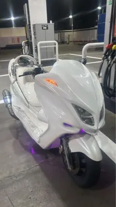 不動車　引き取り限定　YAMAHA マジェスティC ホワイト Yahoo!オークション -「マジェスティ 250」(部品取り車