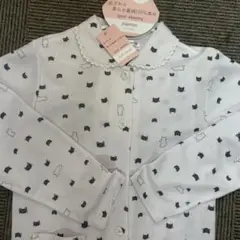 婦人裏綿100ニットネコ柄Mサイズパジャマ