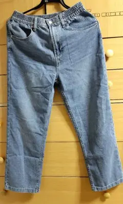 coca サマーデニム　テーパードパンツ　ブルー　Mサイズ