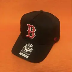 47 CLEAN UP ブラックキャップ Bロゴ