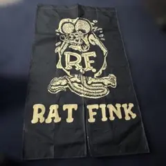 RAT FINK のれん 黒