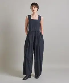 LOEFF ロエフ タフタ スクエアネック オールインワンのサムネイル