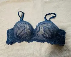 ブルー　ブラジャー　ワイヤー入り