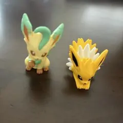 ポケモン　入浴剤　 リーフィア　サンダース　フィギュア 2体セット