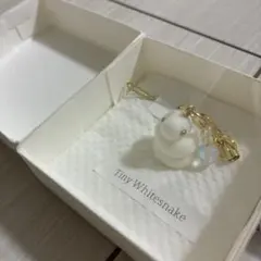 ✧︎モグ✧✧︎様 白蛇 金蛇水神社 タイニーホワイトスネーク ゴールド 金運 縁起物