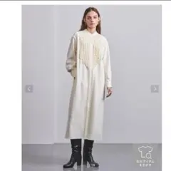 UNITED ARROWS スキッパーワンピース ライラック - メルカリ