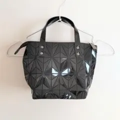 幾何学模様 ホログラム ダイヤモンド ハンドバッグ バッグ 黒 ブラック