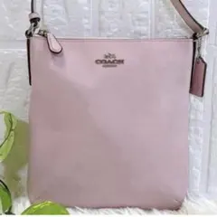 상태좋음 ✨ コーチ COACH ショルダーバッグ ピンク 斜め掛け ポシェット本革