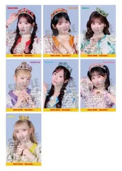 エ*ス様 FRUITS ZIPPER ポストカード 7人セット