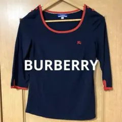【素敵なデザイン❗️】状態良好❗️BURBERRY 中華デザイン 7分袖カットソー