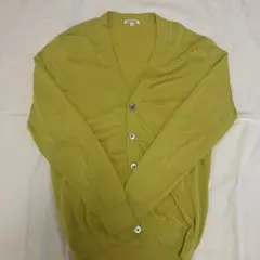 Bshop MORRIS & SONS イエロー Vネックカーディガン サイズ3