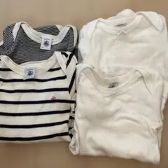 プチバトー　PETIT BATEAU 肌着　4枚セット