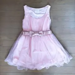 【rosebullet】ミニドレス チュールドレス パーティードレス ピンク