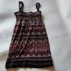 【axes femme】秋冬コーデ ビジュー＆レース キャミ クラシカル M