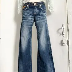 00s EDWIN エドウィン BLUETRIP デニム ワイドパンツ 平成のサムネイル
