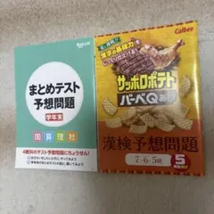 チャレンジ　5年生　まとめテスト予想問題　漢検予想問題　7・6・5級