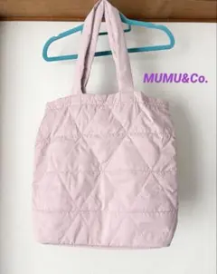 MUMU&Co. キルトトートバッグ　ピンク