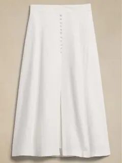 リネン スカート ホワイト BANANA REPUBLIC 美品