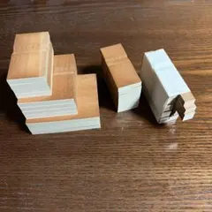 ゴム印　スタンプ用　台木　5種類　未使用