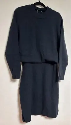 nano universeザファーストフロア ニットワンピース セットアップ風