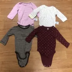 70 6-12m 6-9m ユニクロ他 セット 長袖 肌着 下着 女児 洗い替え