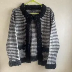 DONNEZ-MOI ストライプカーディガン