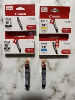 Canon N11 N10 インクカートリッジ 6色セット - メルカリ