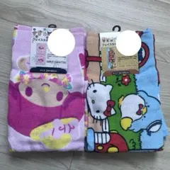 マイメロ　サンリオ　フェイスタオル　各一点ずつ　日焼けマイメロ　レトロ
