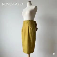 NOVESPAZIO シルク100% ビッグボウ タイトスカート M 日本製のサムネイル