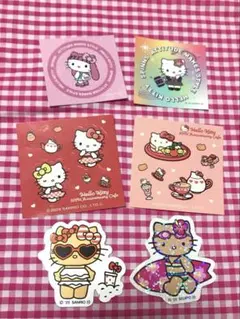 ハローキティ コラボカフェ シールまとめ