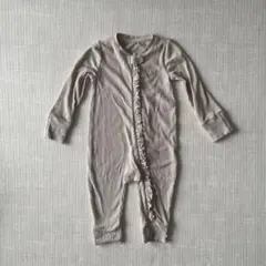 ギャップ GAP リブロンパース ベージュ 6-12month 70cm フリル