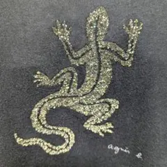 アニエスベー オム 長袖カットソー トカゲ柄 刺繍入り メンズ サイズ2