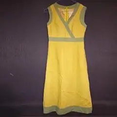 【シビラ】イエローグリーン ノースリーブワンピース