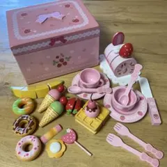 マザーガーデン　木製　野いちごスウィートカフェリボン