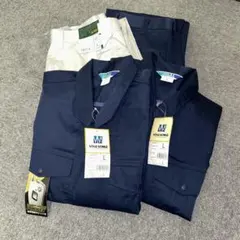 【新品タグ付有り】作業服 4点セット（半袖ブルゾン＆カーゴパンツ）