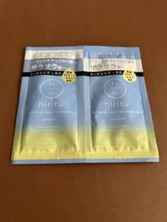 hiritu ヒリツ　バランスリペア シャンプー トリートメント スムース
