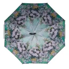 専用　ゴッホ　ホワイトローズ　名画折りたたみ傘　　軽量　晴雨兼用　美品