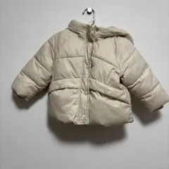 ZARA ベージュ ダウンジャケット 12-18ヶ月