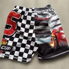 Disney Pixar Cars 水着 95 チェッカーフラッグ柄