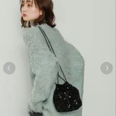 センスオブプレイス　スパンコールバッグ