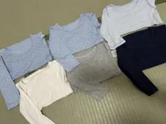 ユニクロ コットンフライス 4枚 ヒートテック 2枚 長袖 肌着 6枚セット