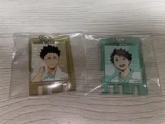 ハイキュー!! 極楽湯 銭湯錠風キーホルダー 及川 岩泉