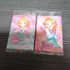 アイカツ×プリパラ ウエハース カード あかり 2枚セット SP V