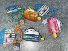 ちいかわ キラキラ流砂バッグチャーム 三点セット 中国限定 うさぎ ハチワレ
