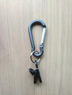 カラビナ キーホルダー パターカバーホルダー グローブホルダー グレーのサムネイル
