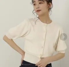 NATURAL BEAUTY BASIC カーディガン　ニット　M