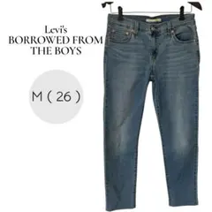 リーバイス Borrowed From The Boys スキニーデニム ブルー